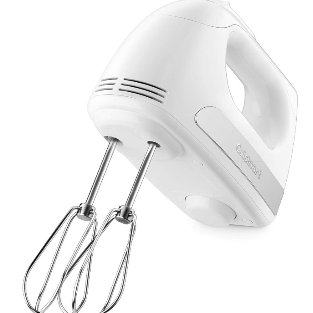 Cuisinart HM-3 Power Advantage 3-Speed Hand Mixer, White